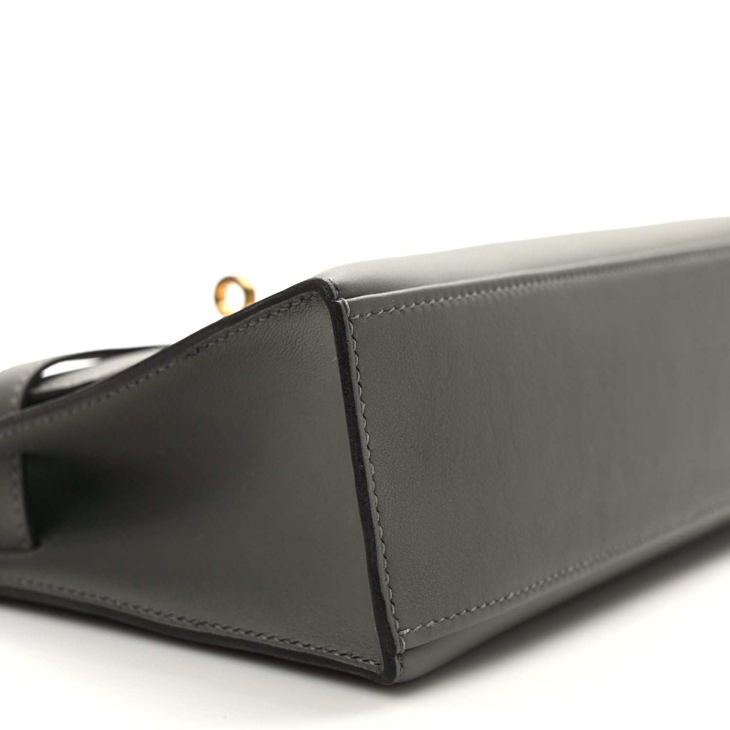 Hermes Swift Kelly Pochette Clutch Gris Meyer 7 of 10
