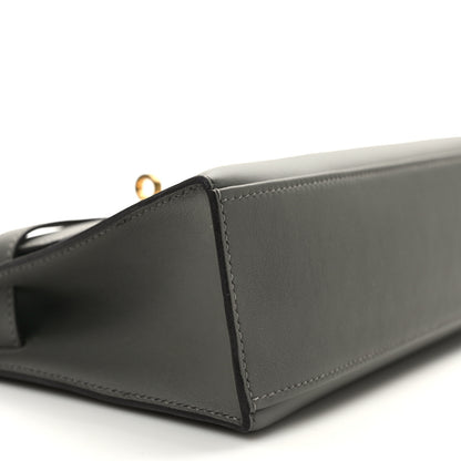 Hermes Swift Kelly Pochette Clutch Gris Meyer 7 of 10