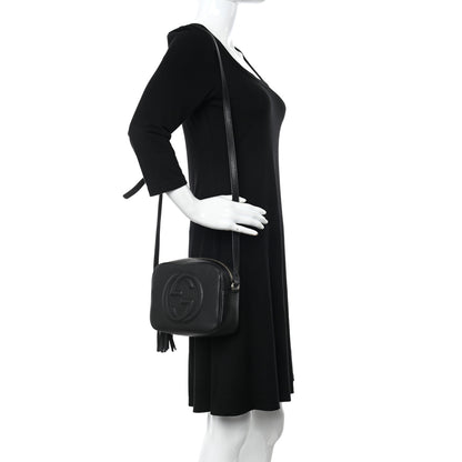Gucci Pebbled Calfskin Small Soho Disco Bag Black 2 of 10
