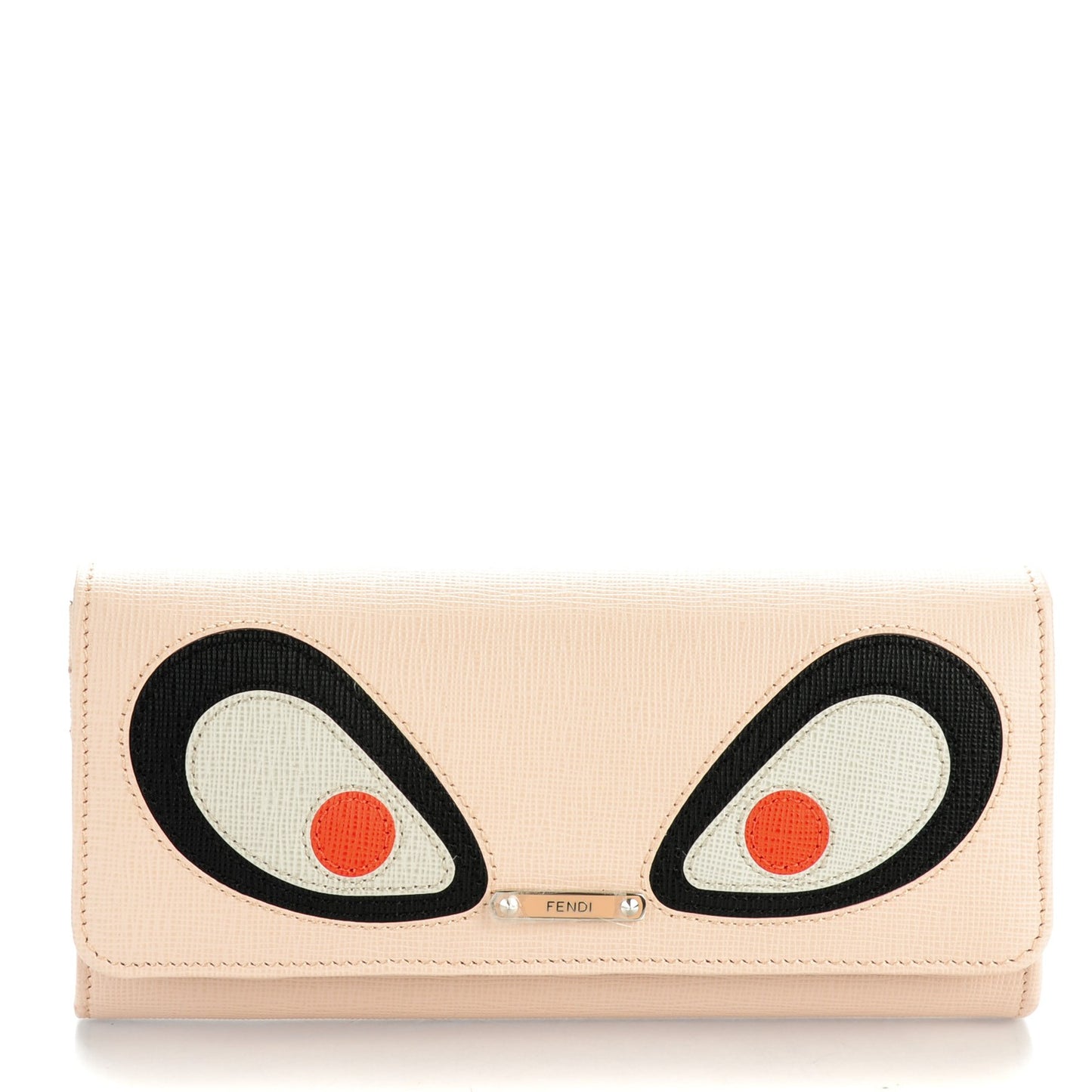 Vitello Elite Monster Continental Wallet Rosa Plaster