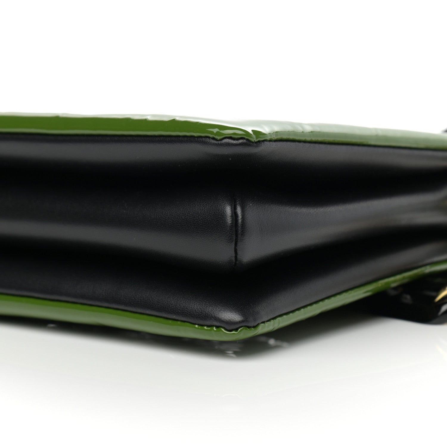 Louis Vuitton Patent Embossed Monogram Coussin PM Green Black 10 of 11