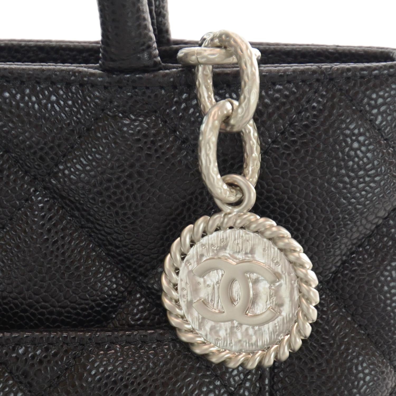 Chanel Caviar Medallion Tote Black 8 of 8