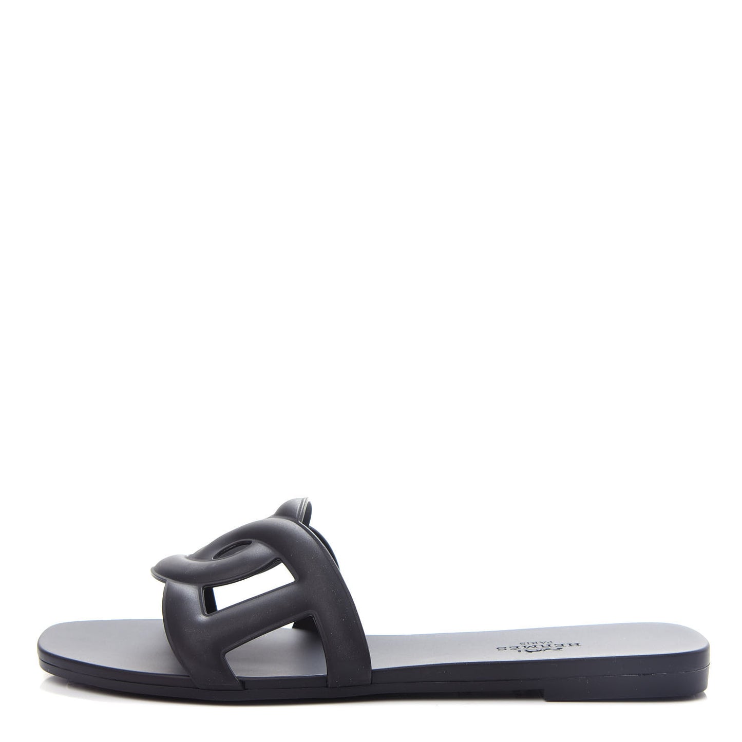 Rubber Aloha Sandals 37 Black