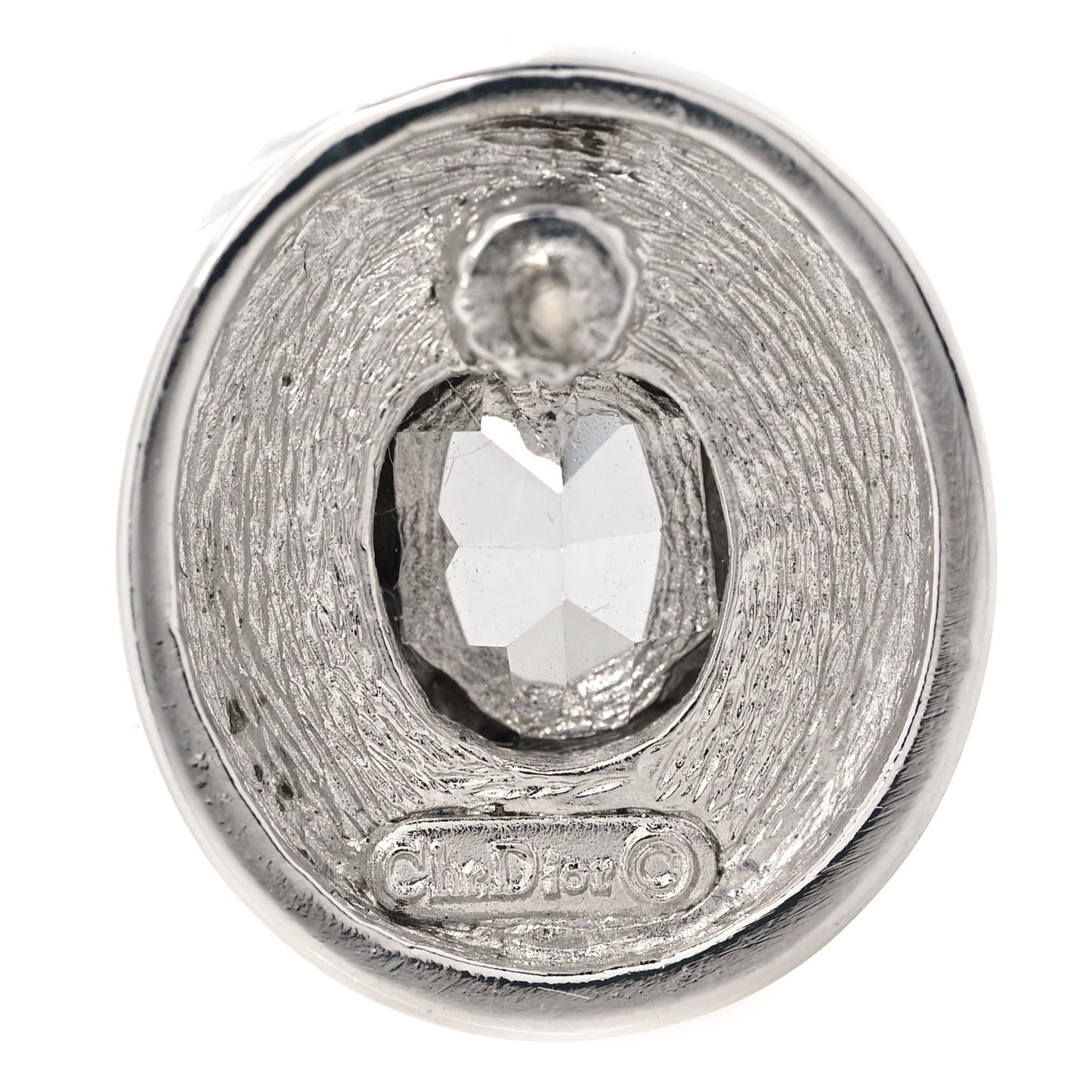 Crystal Earrings Silver