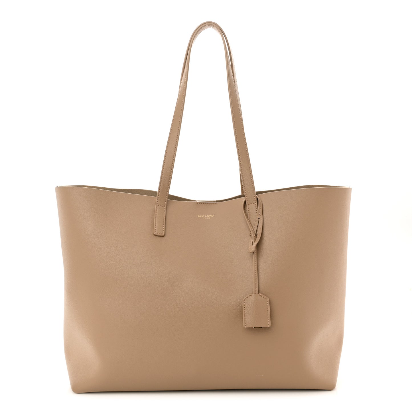 Calfskin Large Shopping Tote Toffee