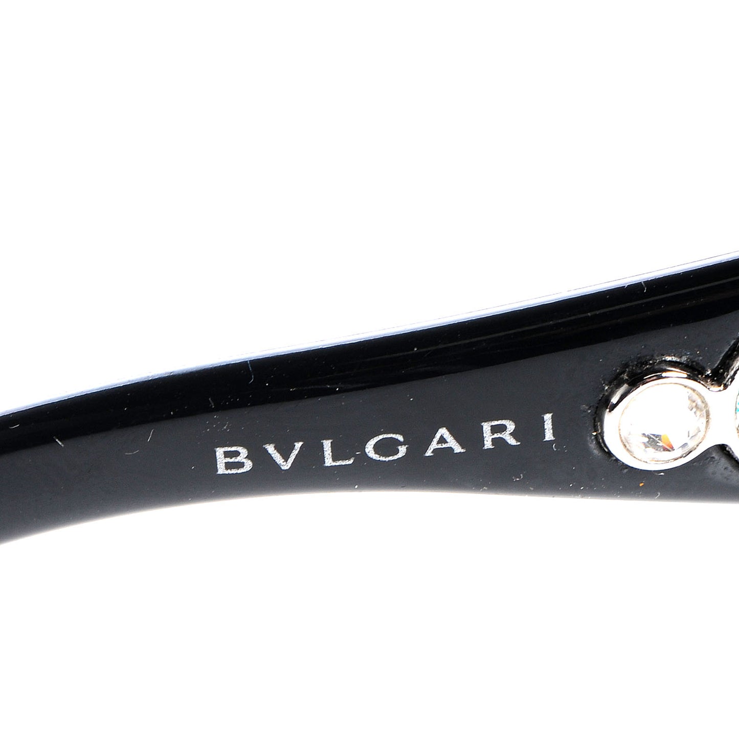 BVLGARI Crystal Flower Sunglasses 652-B Black