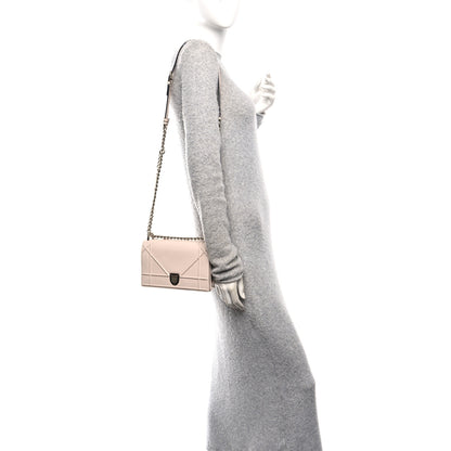 Christian Dior Grained Calfskin Small Diorama Flap Bag Pink 2 of 11
