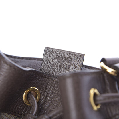 Gucci GG Supreme Monogram Web Mini Ophidia Bucket Bag Brown 9 of 10
