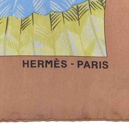 Hermes Silk Dip Dyed Brazil Shawl 140 2 of 3