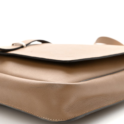 Hermes Togo Steve Light Messenger Beige De Weimar 9 of 12