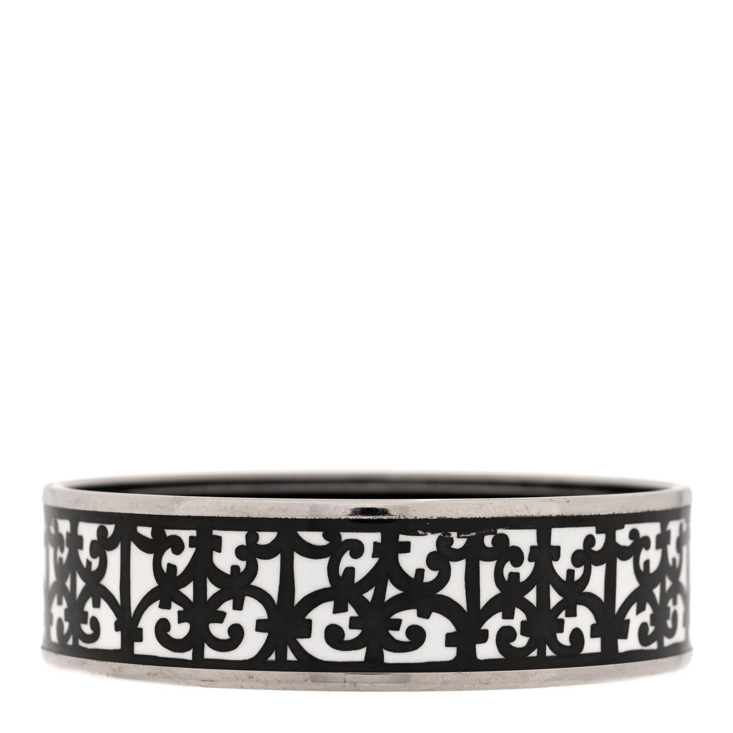 Enamel Printed Wide Balcons du Guadalquivir Bracelet 70 Black
