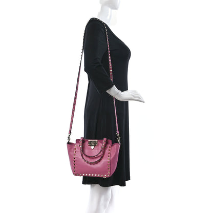 Valentino Garavani Vitello Mini Rockstud Tote Ninphea 2 of 8