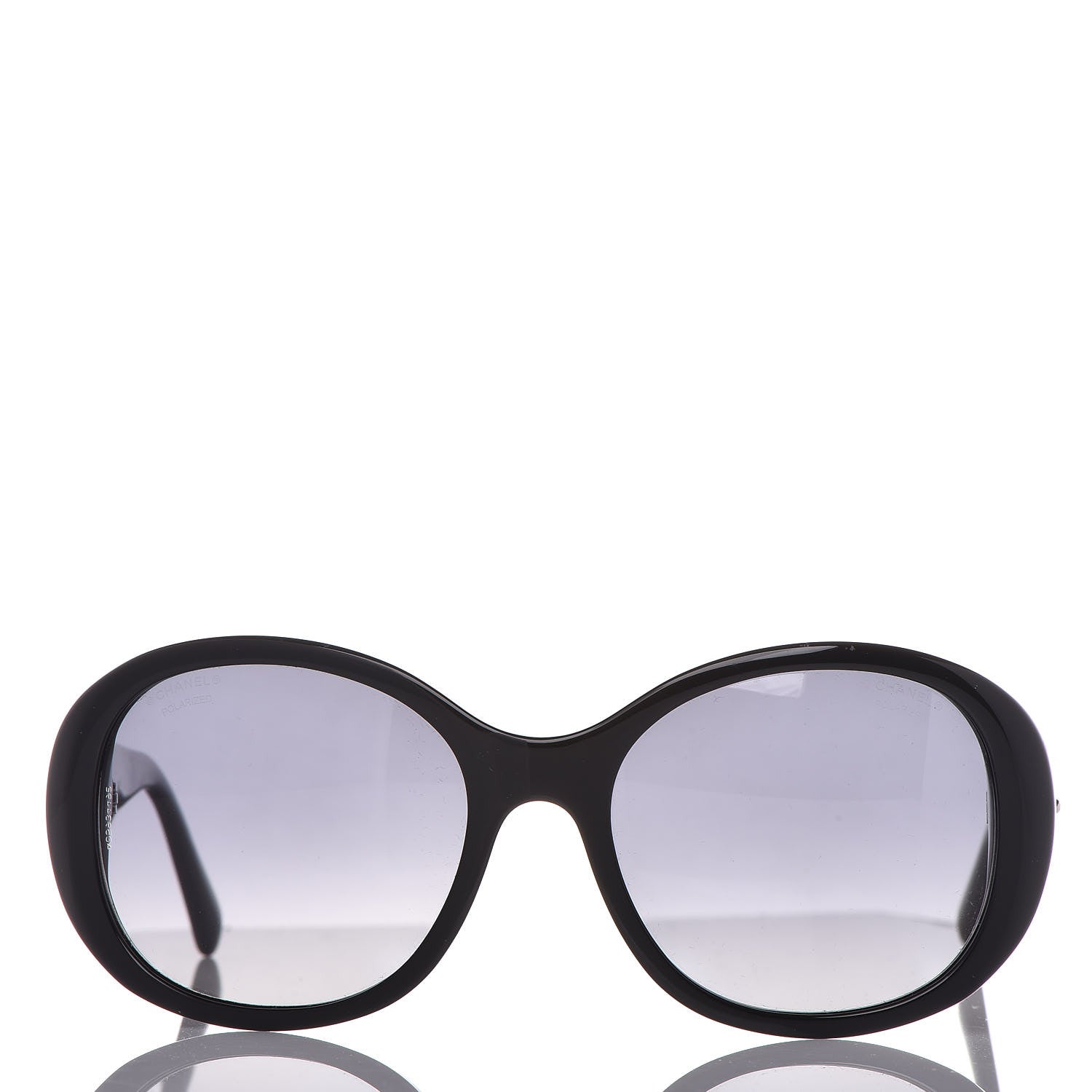 Chanel Acetate CC Turnlock Sunglasses 5235-Q Black Beige 2 of 8