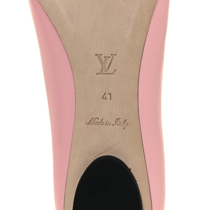 Louis Vuitton Lambskin Popi Ballerina Flats 41 Light Pink 6 of 8