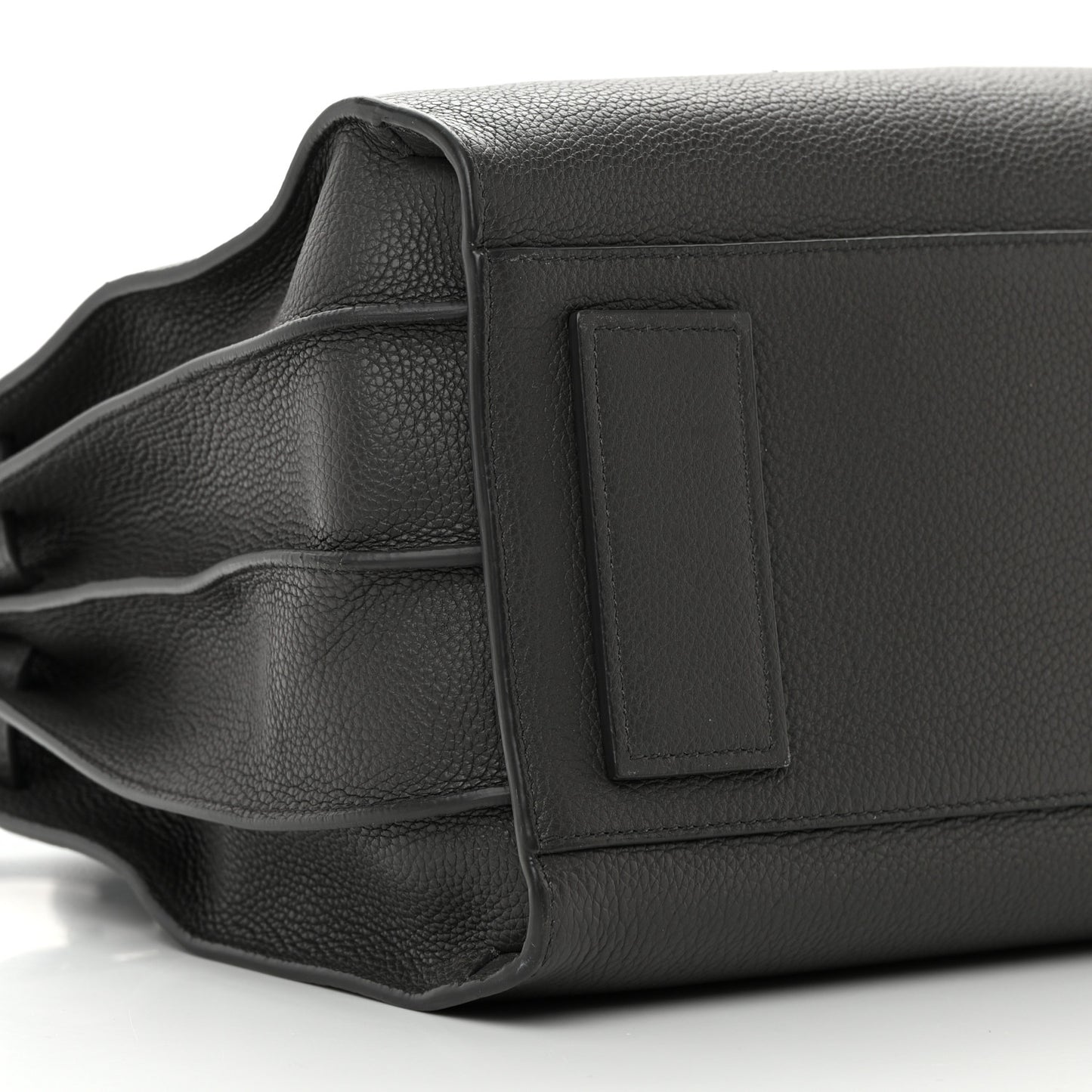 Grained Calfskin Small Supple Sac De Jour Fog