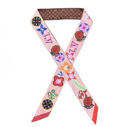 Louis Vuitton Silk Monogram LV Stories BB Bandeau Nude 1 of 4