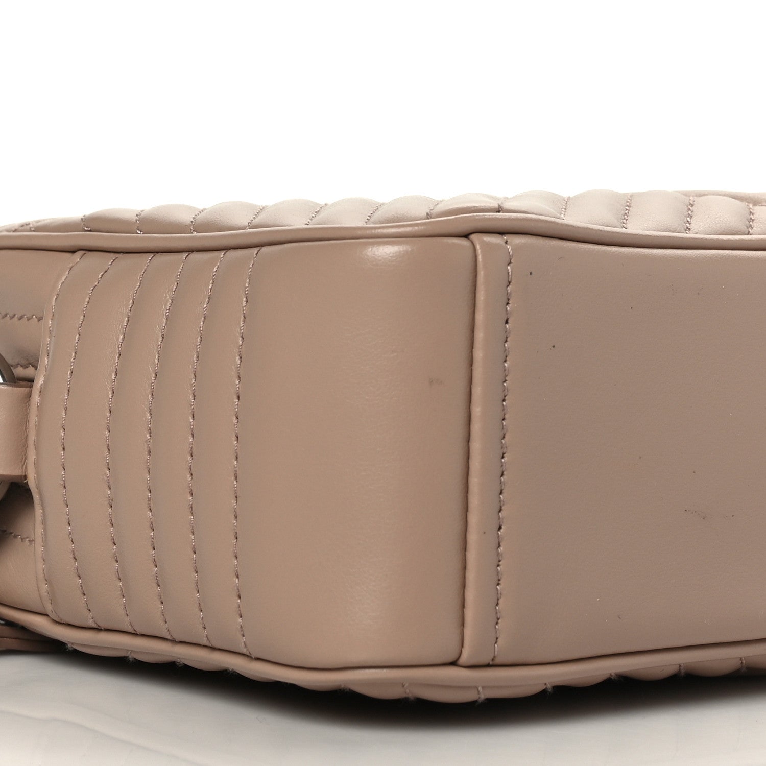 Prada Soft Calfskin Impunture Diagramme Camera Bag Cipria 7 of 8