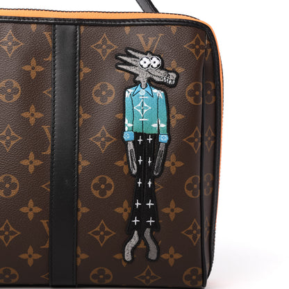 Louis Vuitton Monogram Embroidered Cartoon LV Friend Keepall Pouch 10 of 10