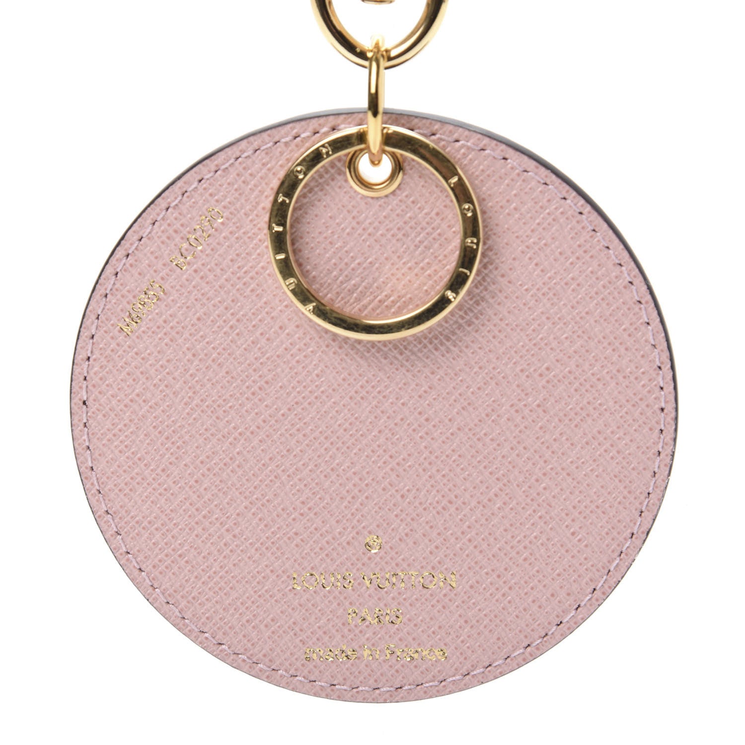 Louis Vuitton Monogram 2020 Christmas Animation Big Wheel Bag Charm Key Ring Rose Ballerine 3 of 4