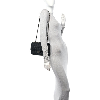 Chanel Caviar Quilted Medium Double Flap Black 2 of 12