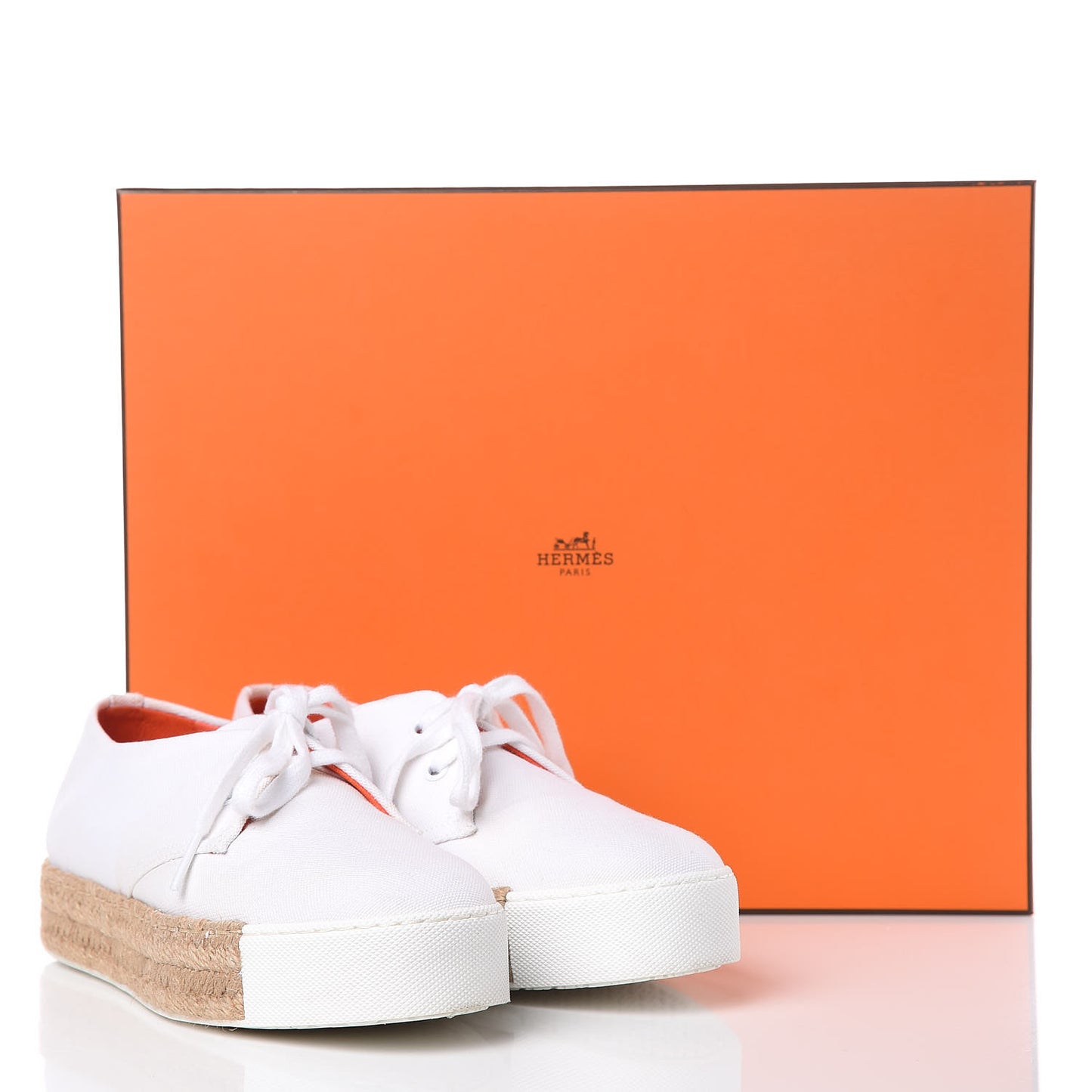 Cotton Canvas Rosa Sneakers 37 White