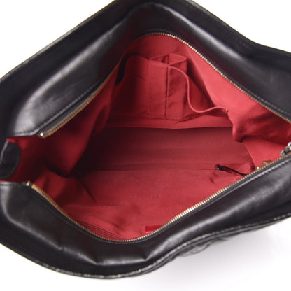 Chanel Aged Calfskin Quilted Maxi Gabrielle Hobo Black 5 of 12