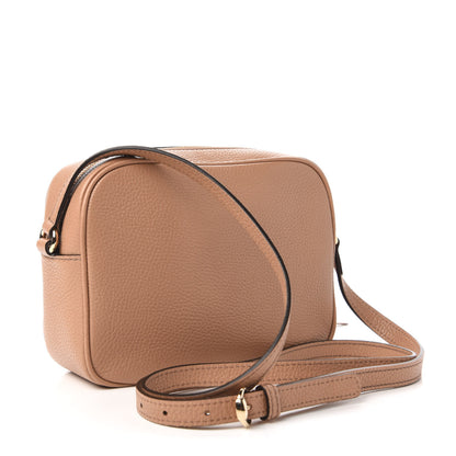Gucci Pebbled Calfskin Small Soho Disco Bag Rose Beige 3 of 10