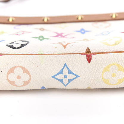 Louis Vuitton Monogram Multicolor Pochette Accessories White 10 of 14