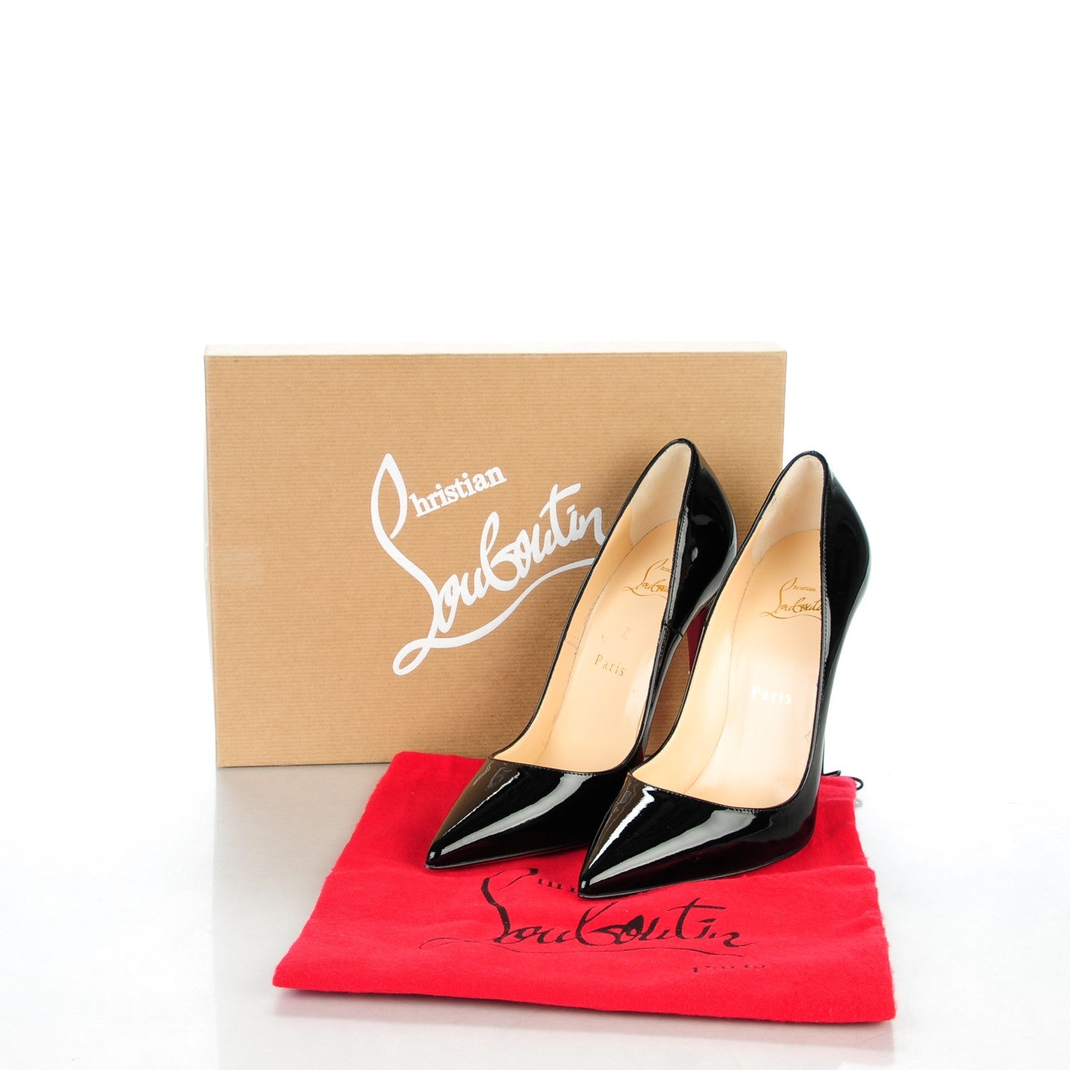Christian Louboutin Patent So Kate 120 Pumps 37.5 Black 7 of 7