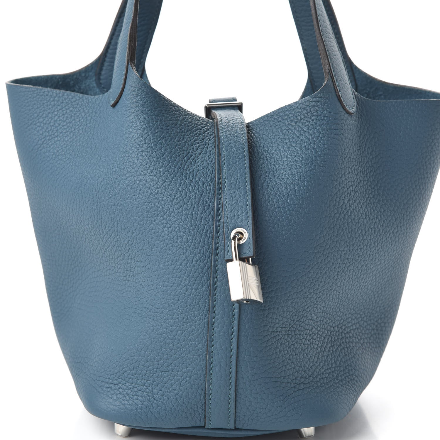 Hermes Taurillon Clemence Picotin Lock 18 PM Vert Bosphore 9 of 10
