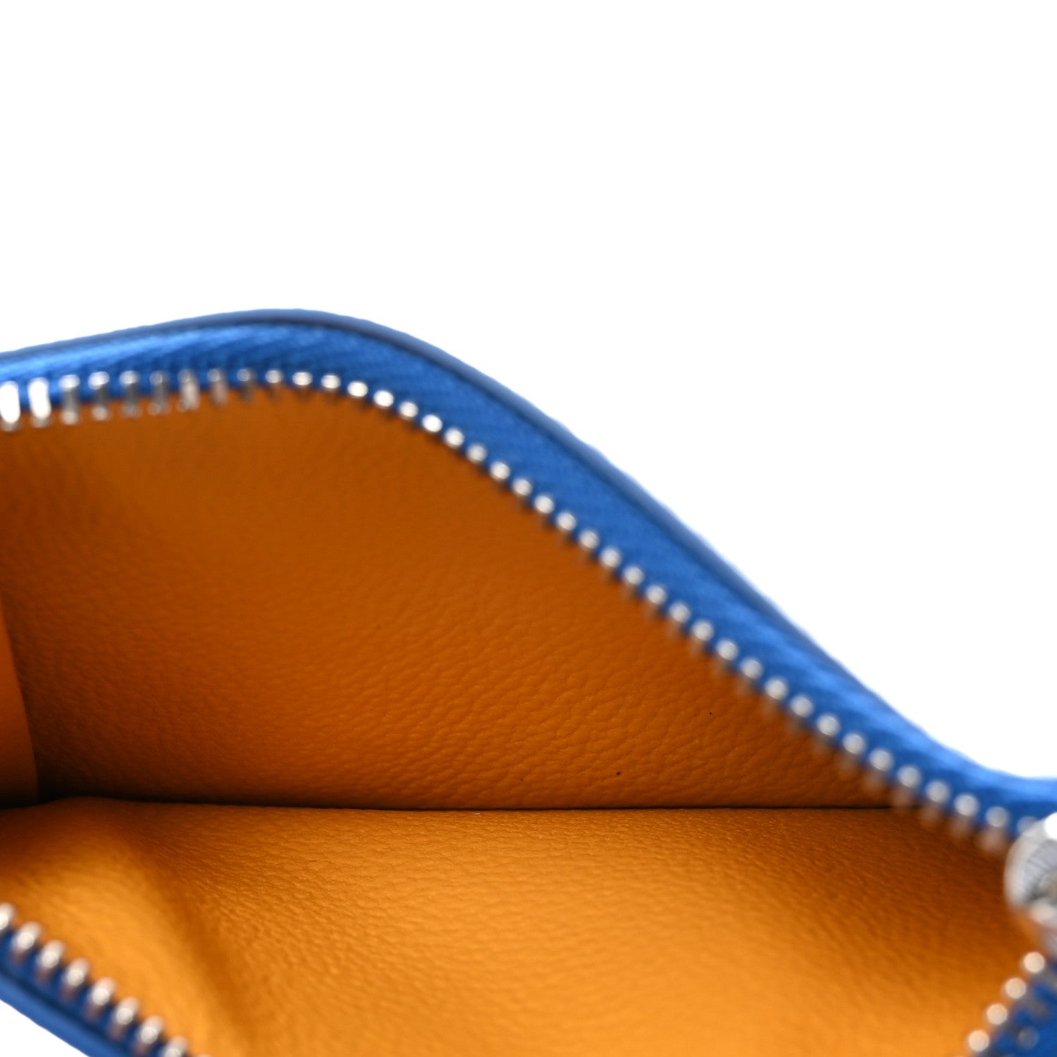 Goyard Goyardine Bourbon Zipped Card Holder Sky Blue 5 of 7