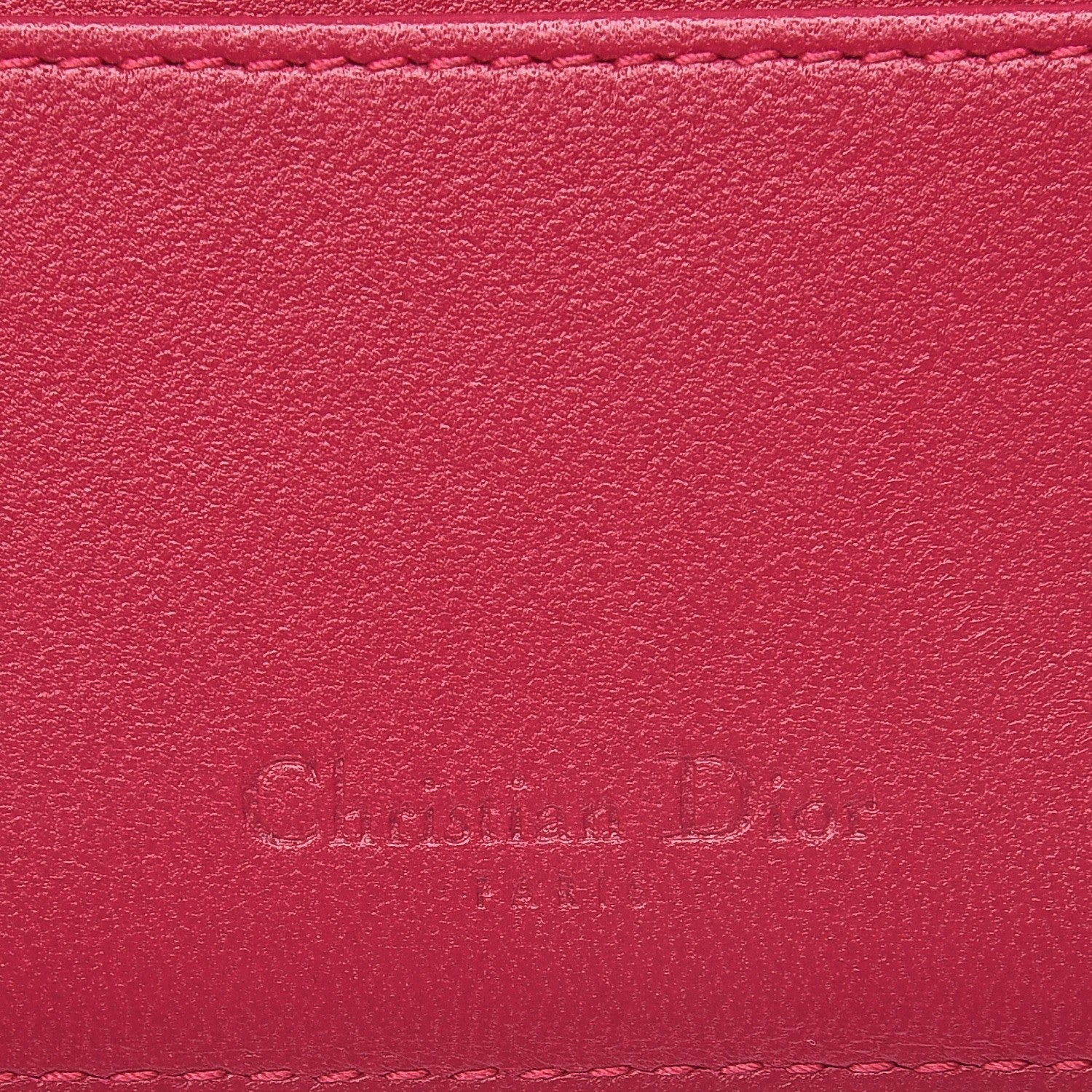 Christian Dior Lambskin Cannage Lady Dior Card Holder Pink 6 of 8