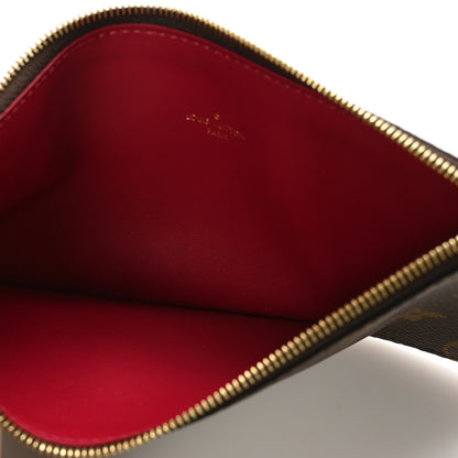 Louis Vuitton Monogram Felicie Chain Wallet Zippered Insert Fuchsia 5 of 6