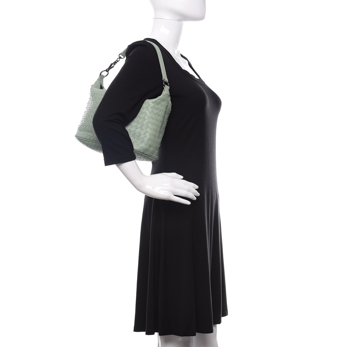 Nappa Intrecciato Ciambrino Bag New Sage