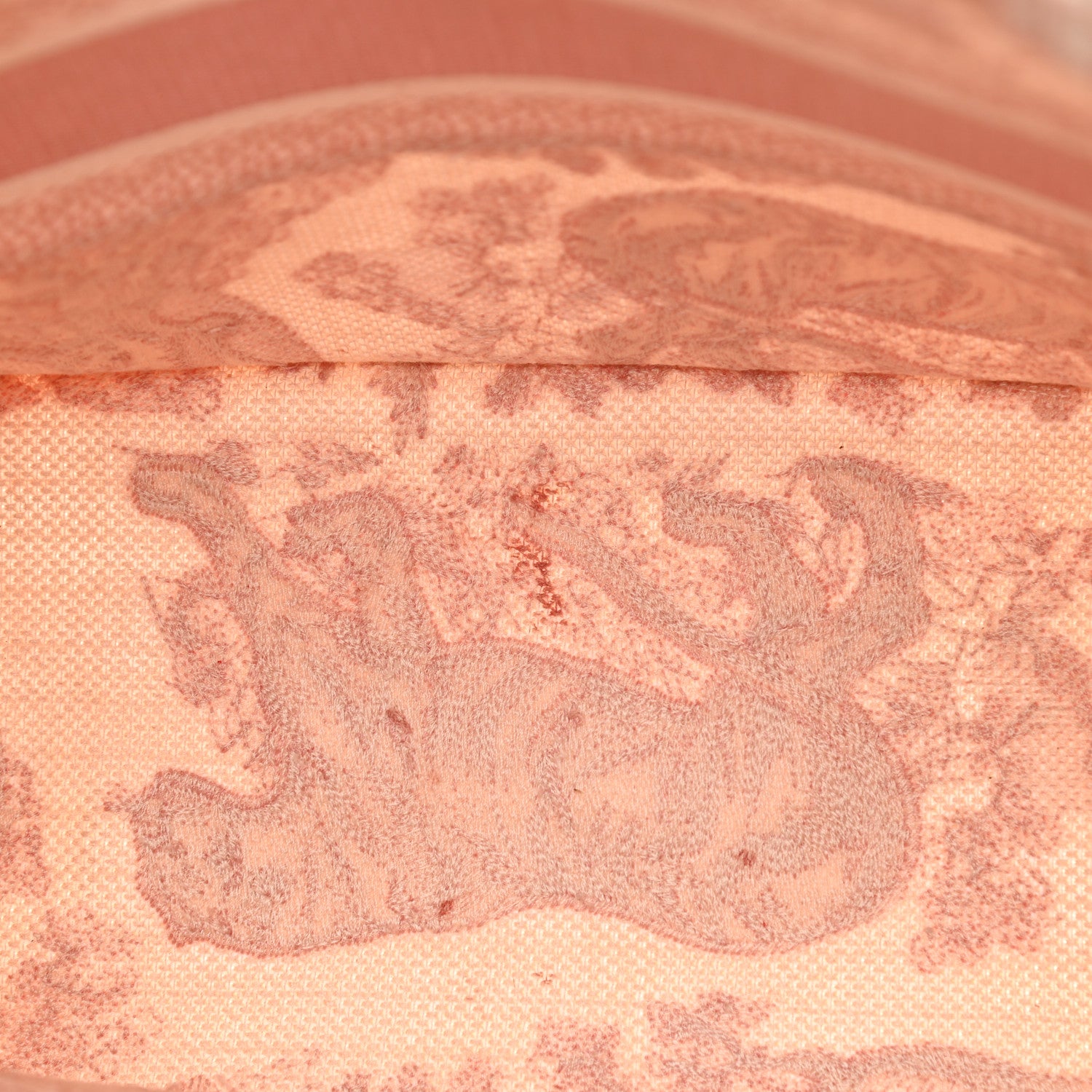 Christian Dior Canvas Toile De Jouy Embroidered Medium Book Tote Pink 13 of 16