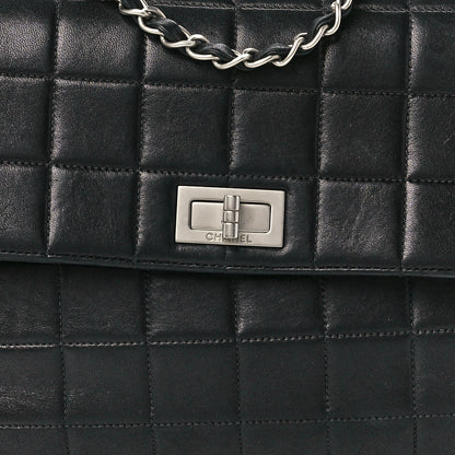 Chanel Lambskin Square Stitched Reissue Multi Pocket Flap Black 9 of 13