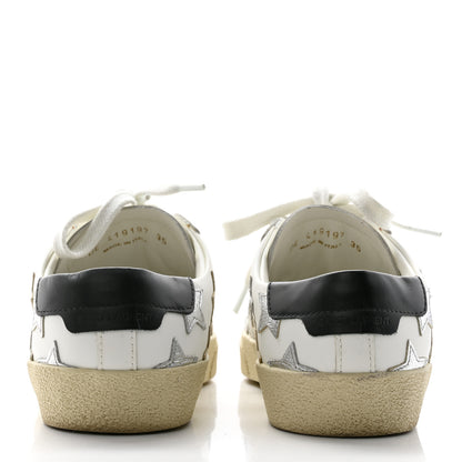 Saint Laurent Nappa Star Court Sneakers 35 Off White 5 of 13