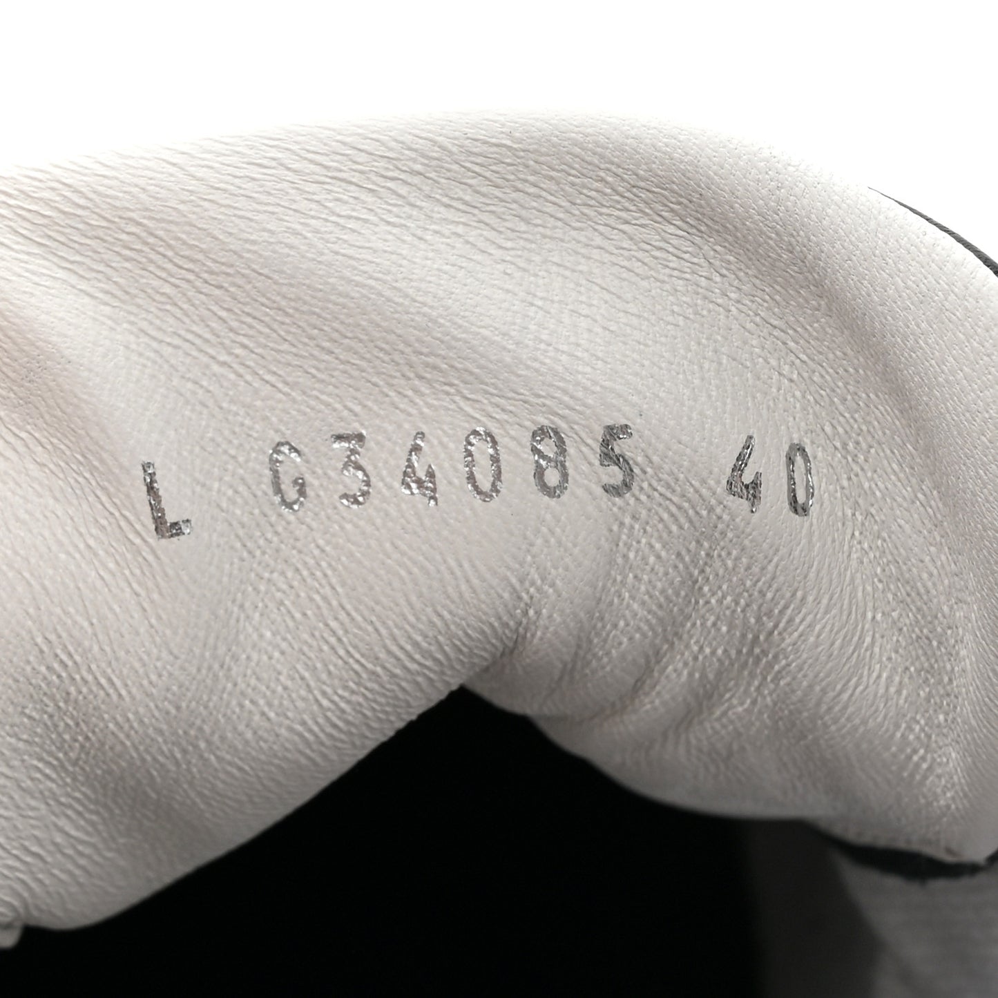 Calfskin CC Womens Sneakers 40 Black