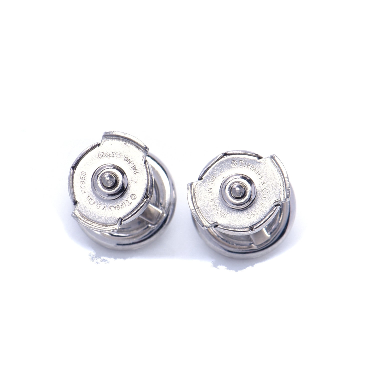 Tiffany Platinum Diamond .60ctw Soleste Earrings 5 of 6