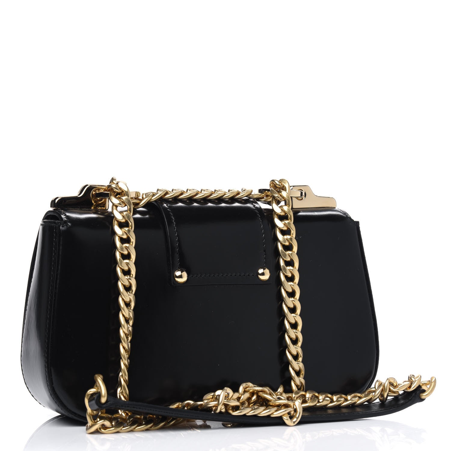 Prada Spazzolato Sidonie Small Chain Crossbody Bag Black 2 of 4