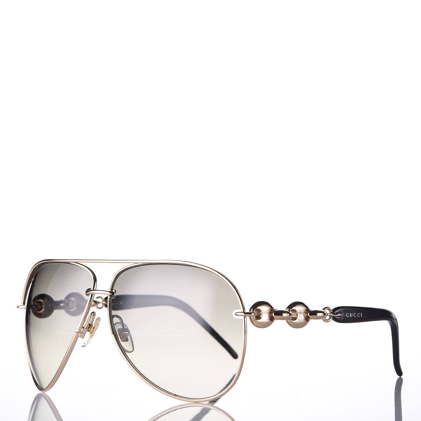 Marina Chain Aviator Sunglasses GG 4225/S Gold Black