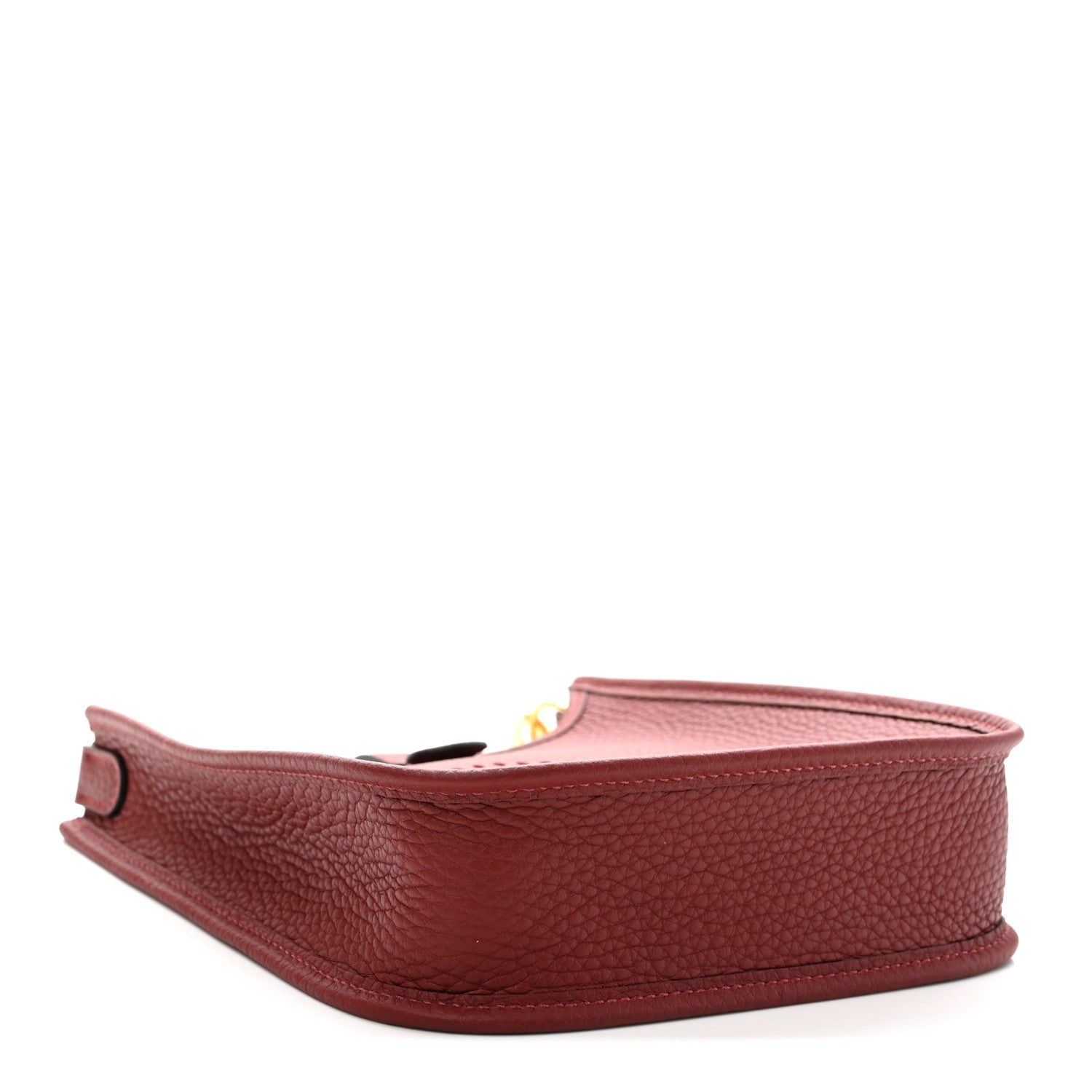 Hermes Taurillon Clemence Evelyne TPM Rouge H 4 of 11