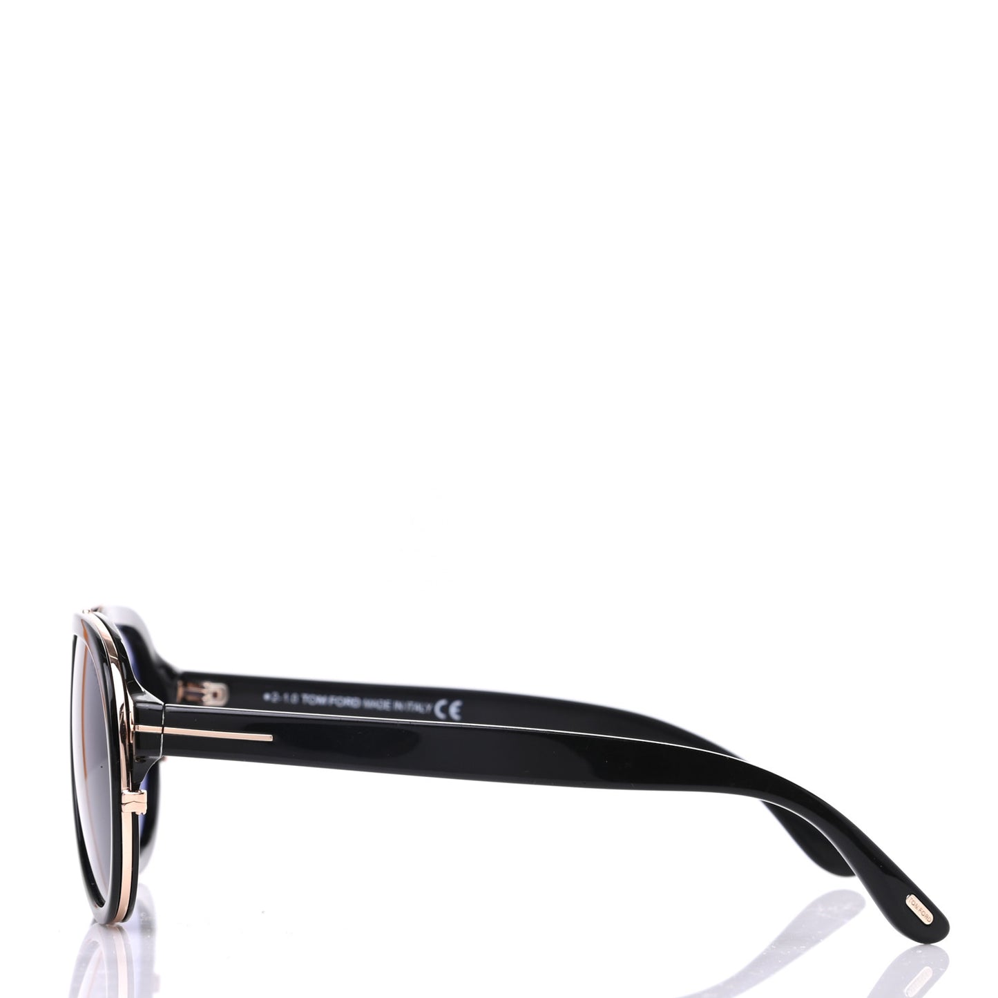 Geoffrey Aviator Sunglasses TF0779 Black Blue