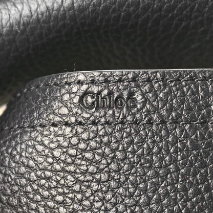 Chloe Grained Calfskin Medium Marcie Round Crossbody Bag Black 6 of 12