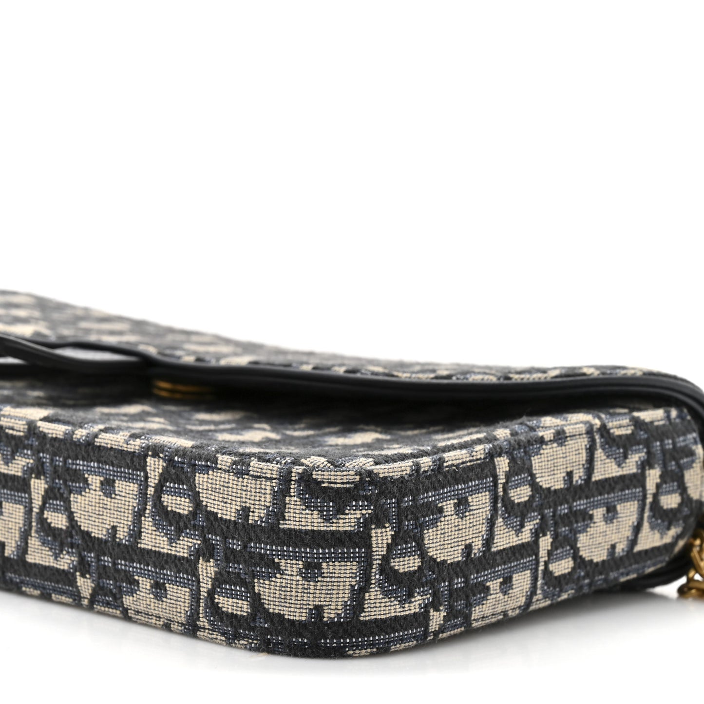 Oblique Saddle Chain Pouch Blue