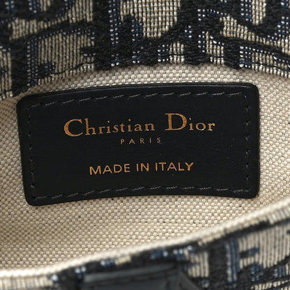 Christian Dior Oblique Saddle Belt Pouch Blue 6 of 11