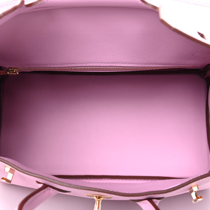 Hermes Swift Birkin 25 Mauve Sylvestre 6 of 14