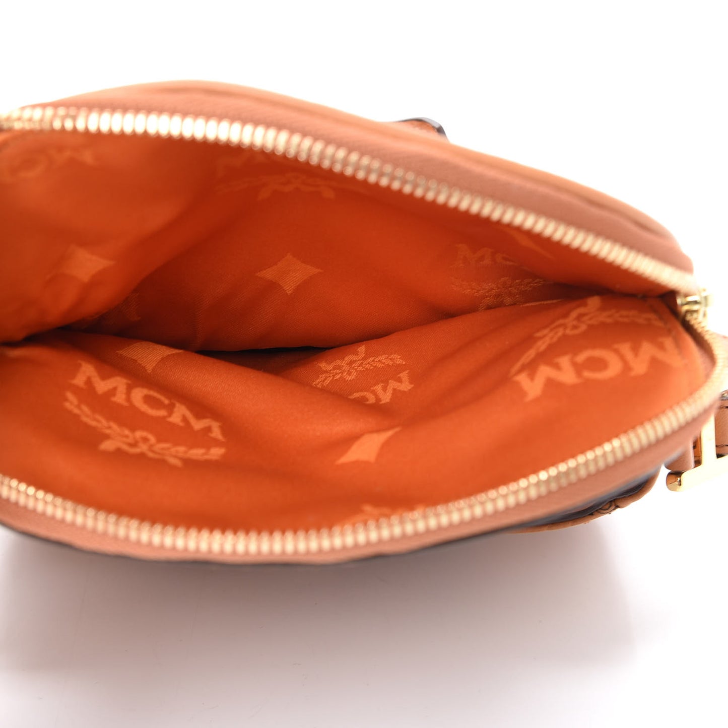 Visetos Mini Heritage Crossbody Cognac