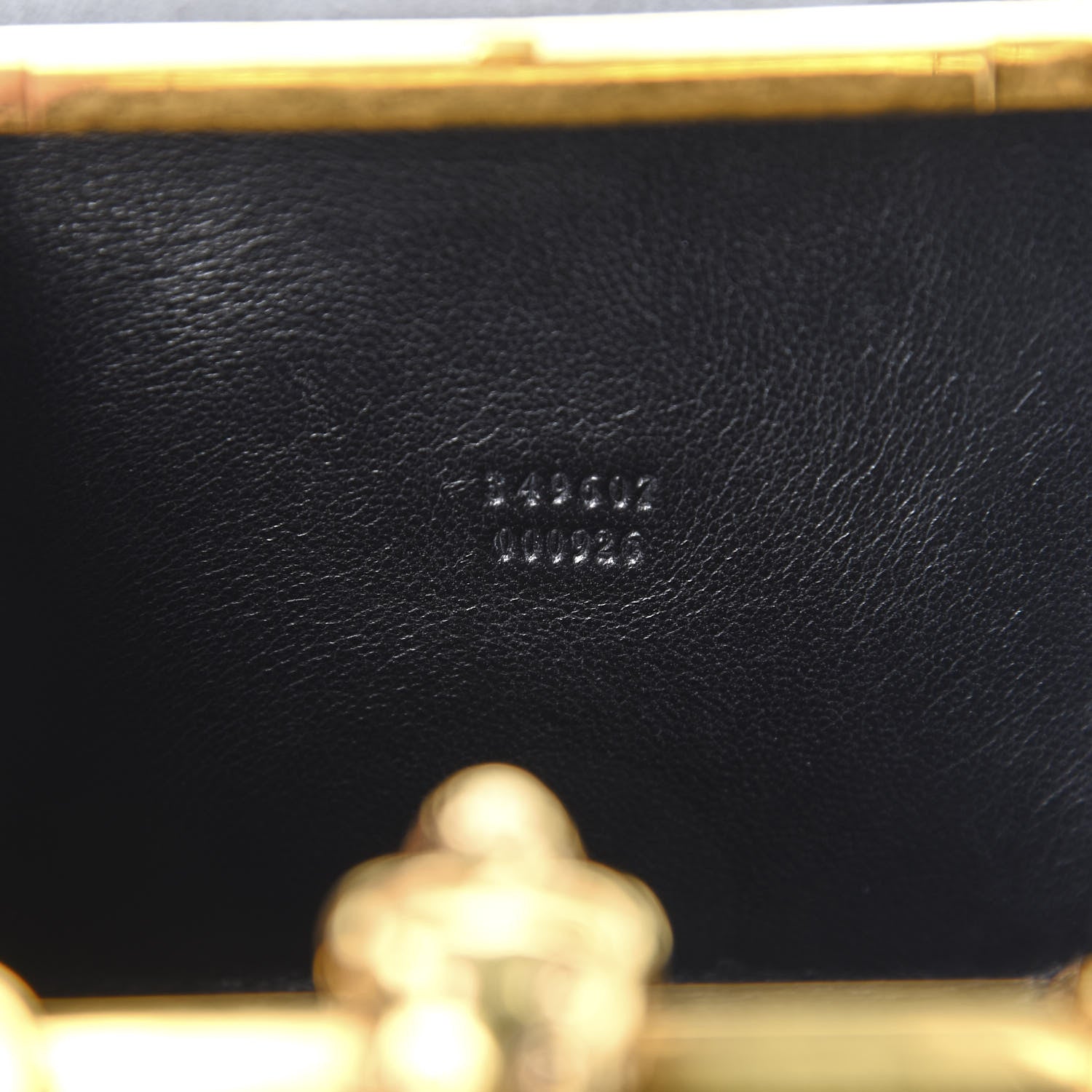 Alexander McQueen Nappa Studded Skull Box Chain Clutch Black Gold 7 of 10