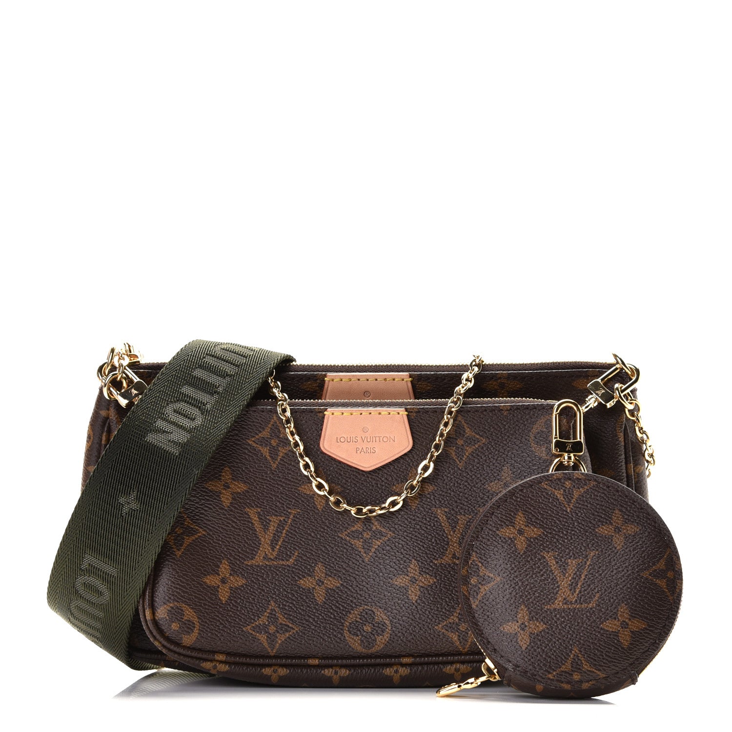 Louis Vuitton Monogram Multi Pochette Accessories Kaki 1 of 11